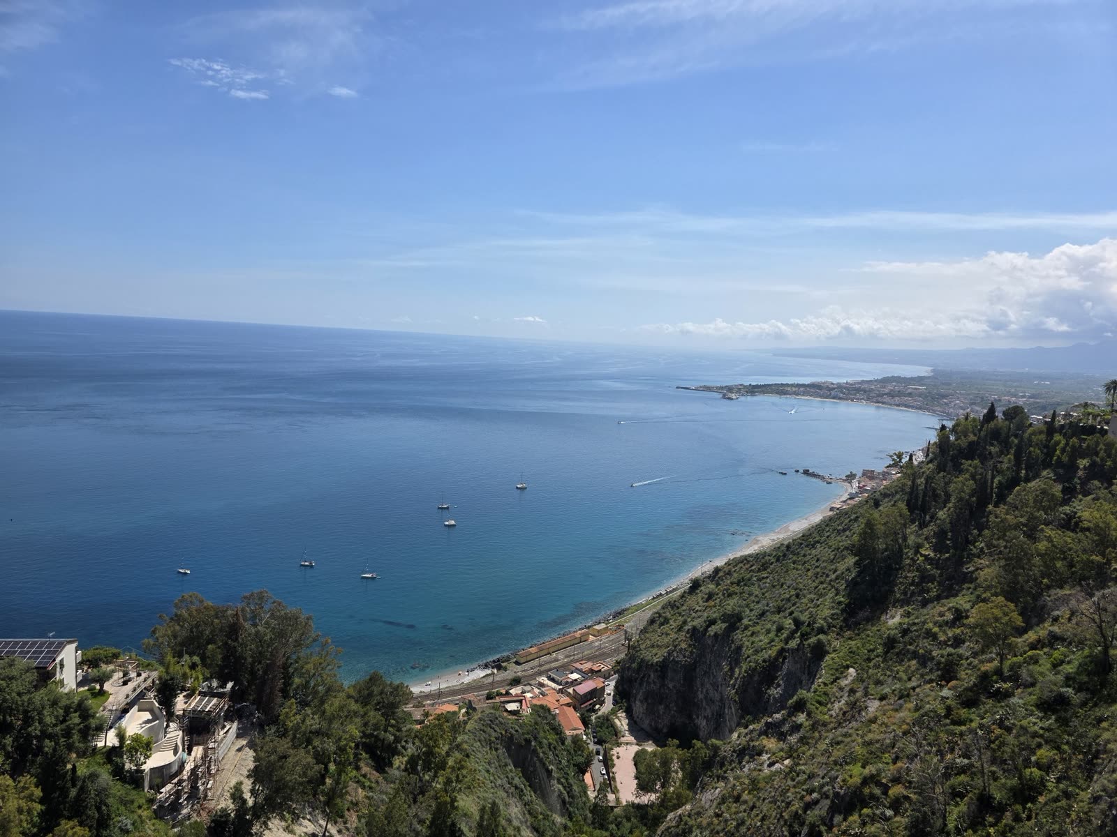 Golful de sub Taormina, Sicilia